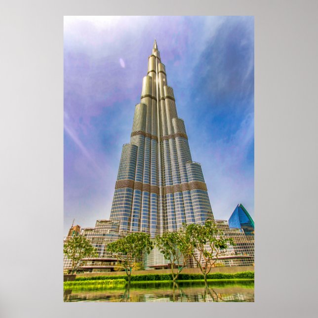 Poster Burj Khalifa (Devant)