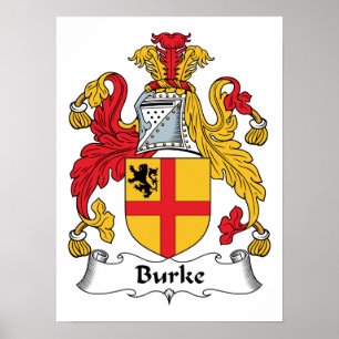 Poster Burke Family Crest