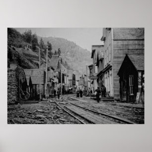 POSTER BURKE IDAHO GHOST TOWN