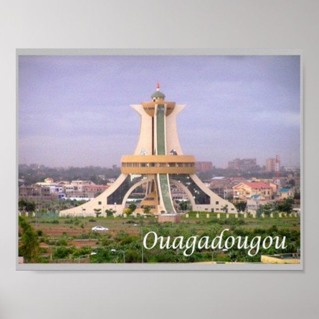 Poster Burkina Faso - (Devant)