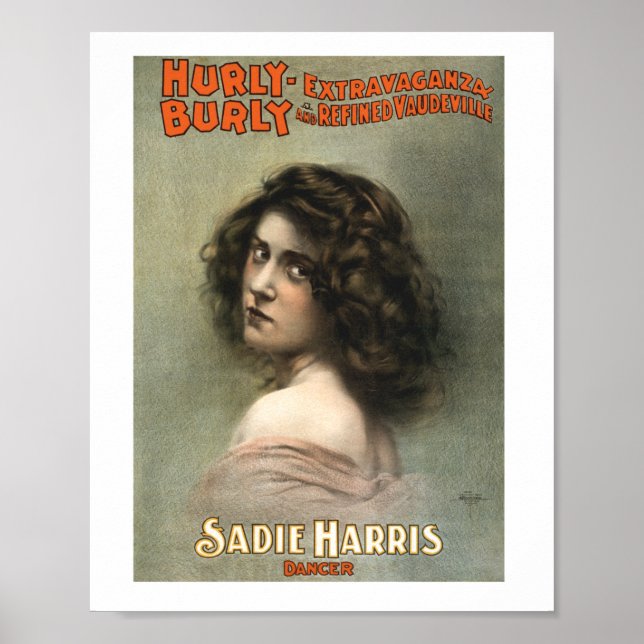 Poster Burly Extravaganza - Sadie Harris (Devant)