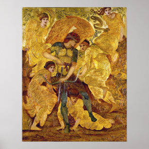 Poster Burne-Jones - Les terrains de chasse de Cupidon 18