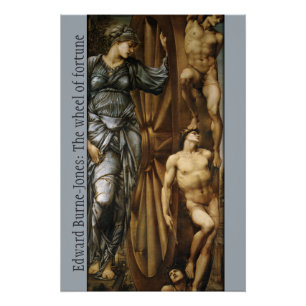Poster Burne-Jones Wheel of Fortune CC0427
