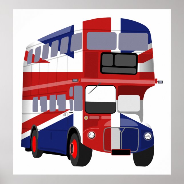 Poster Bus britannique (Devant)