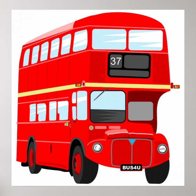 Poster Bus de Londres (Devant)