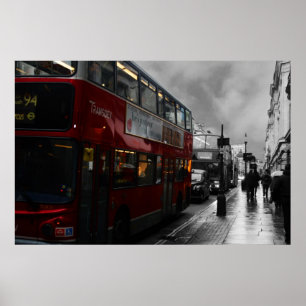 Poster Bus de Londres