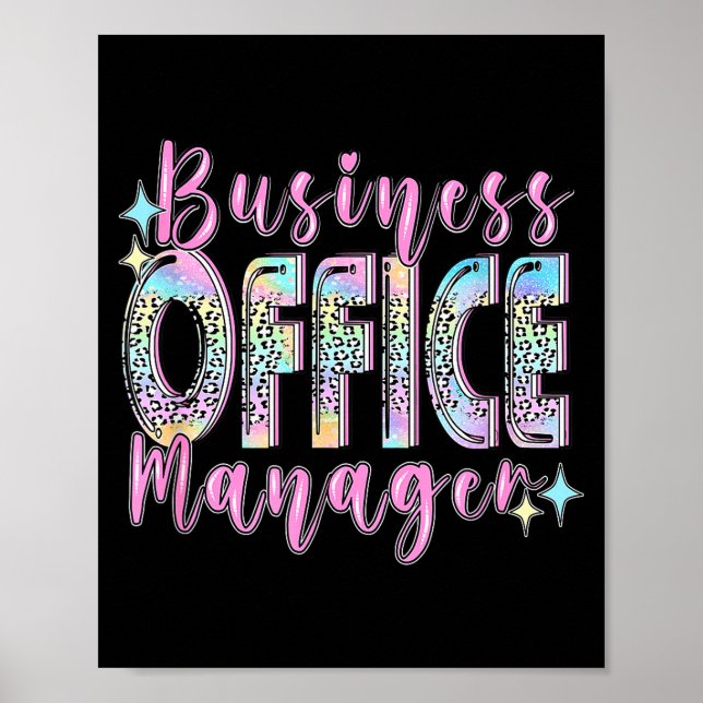 Poster Business Office Manager Funny Front Teamwork Regio (Devant)