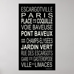 Poster Busroll.Escargot