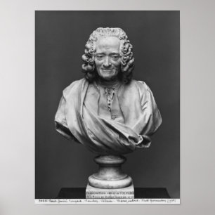 Poster Bust of Voltaire