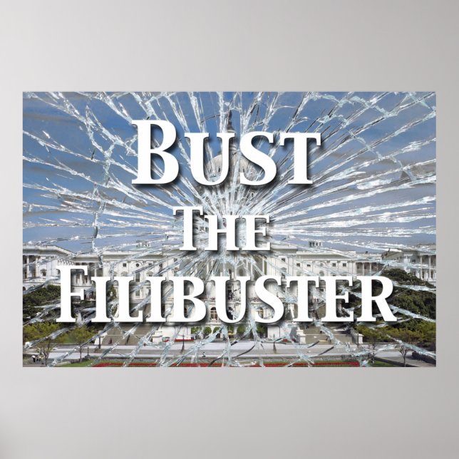 Poster Bust The Filibuster (Devant)