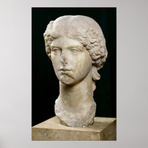Poster Buste d'Agrippina l'Ancien c.37-41 AD