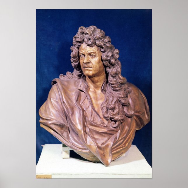 Poster Buste de Jean Baptiste Lully (Devant)