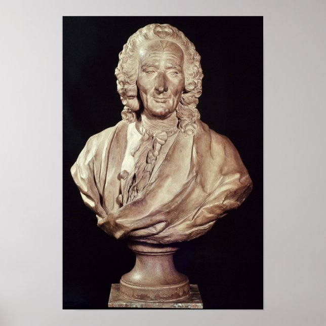Poster Buste de Jean-Philippe Rameau 1760 (Devant)