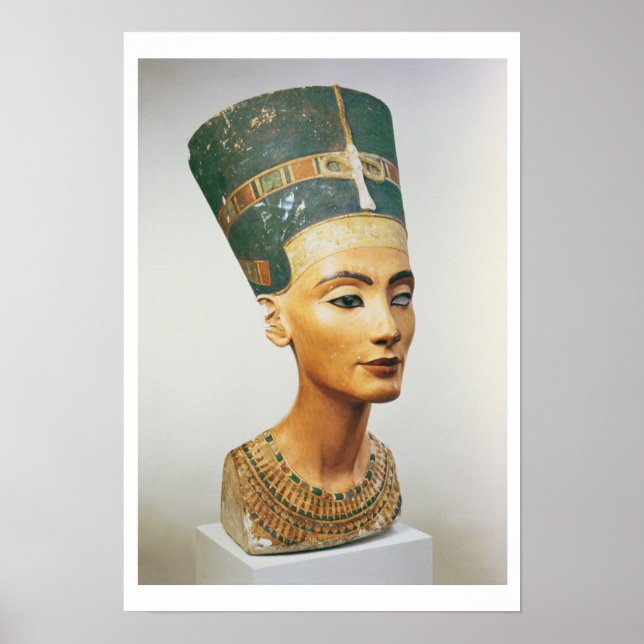 Poster Buste de la reine Nefertiti, du studio de la sc (Devant)