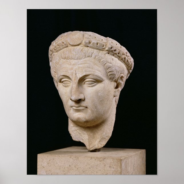 Poster Buste de l'empereur Claudius de Thasos (Devant)