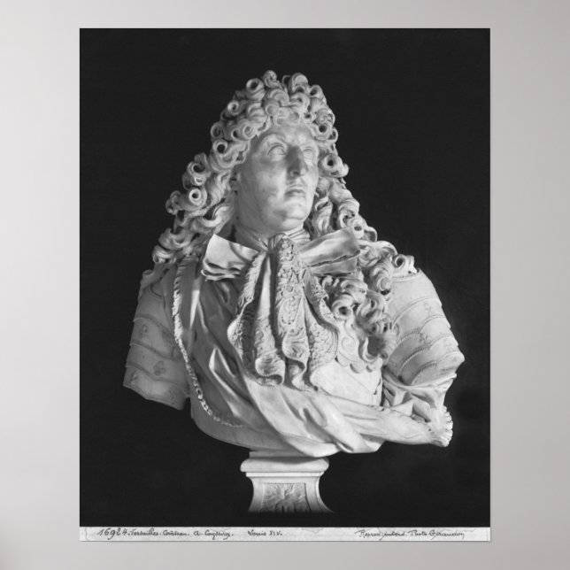 Poster Buste de Louis XIV 1679 (Devant)