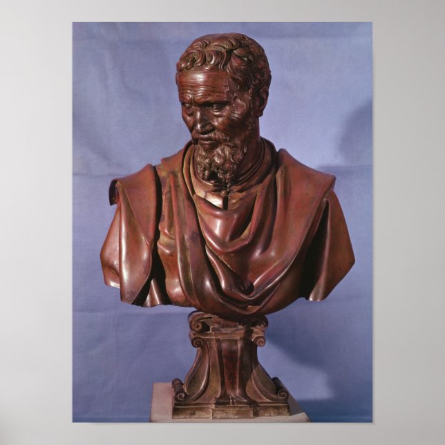 Poster Buste de Michel-Ange Buonarroti (Devant)