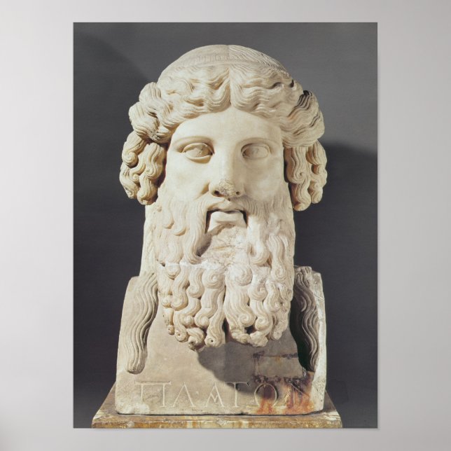 Poster Buste de Platon (Devant)