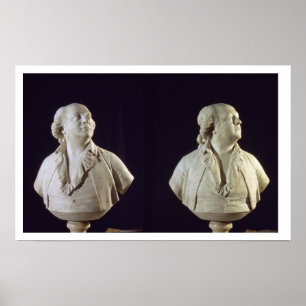 Poster Buste de portrait de Giuseppe Balsamo (1743-95), c