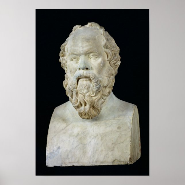 Poster Buste de Socrate (Devant)