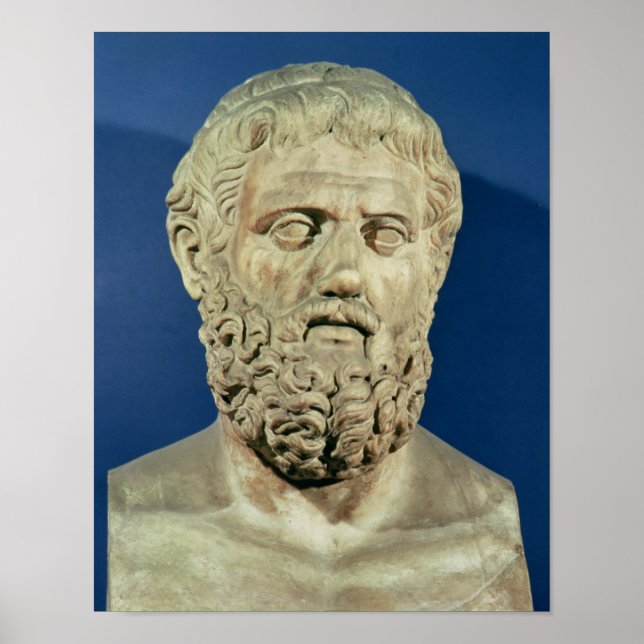 Poster Buste de Sophocles (Devant)