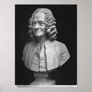 Poster Buste de Voltaire