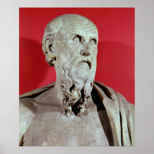 Poster Buste d'Hesiod