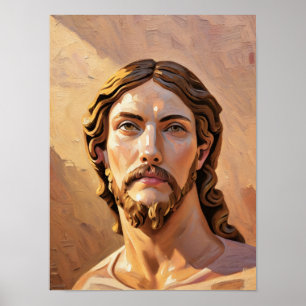 Poster BUSTE DU CHRIST SAUVEUR par MICHELANGELO
