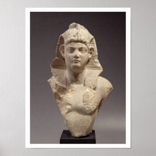 Poster Buste d'un empereur romain en tant que pharaon