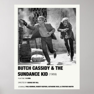 Poster Butch Cassidy et The Sundance Kid 1969 Alternat