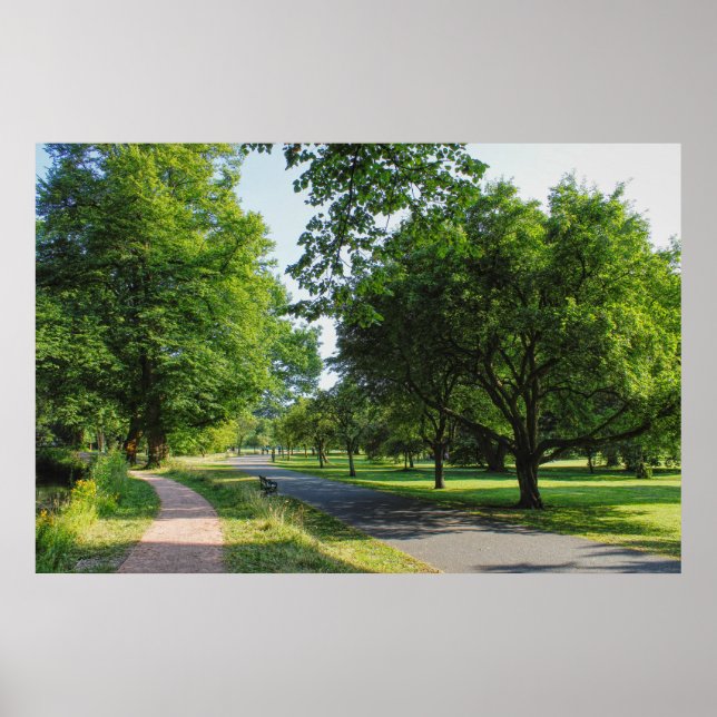 Poster Bute Park, Cardiff, Wales. (Devant)