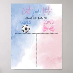 Poster Buts ou arcs jetez votre signe de vote