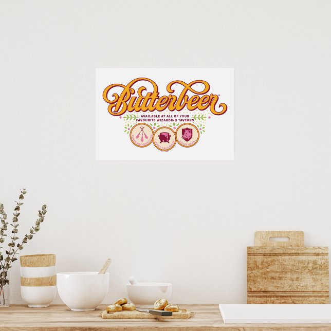 Poster BUTTERBEER™ Available At Wizarding Taverns (Cuisine)