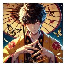 Butterfly Curse: Flame-Eyed Warrior Anime