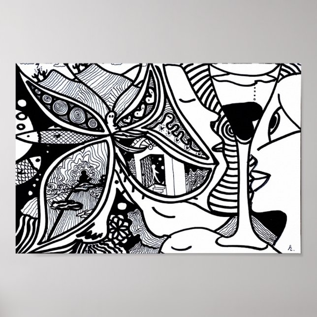 Poster "BUTTERFLY EFFECT" (Devant)