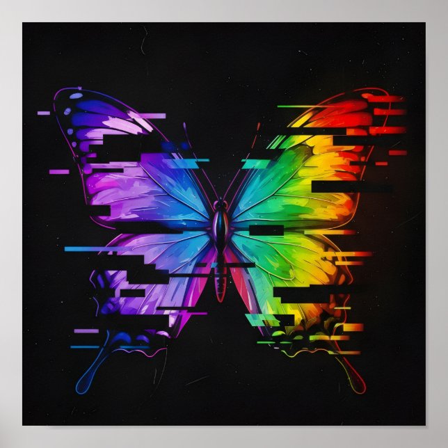 Poster Butterfly Effect Wall Art  (Devant)