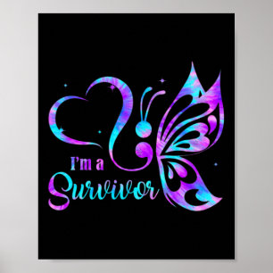 Poster Butterfly I'm A Survivor Suicide Prevention Award