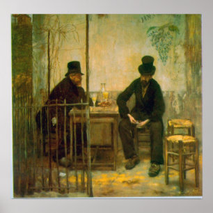 Poster Buveurs d'absinthe par Raffaellino DA Reggio