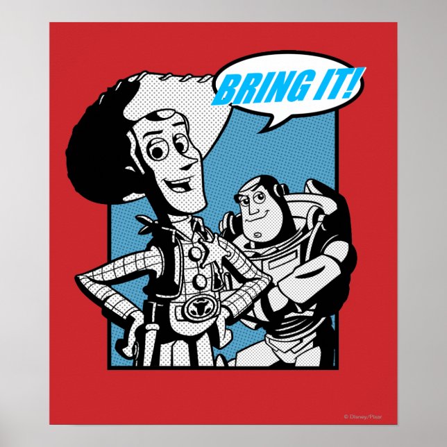 Poster Buzz & Woody : Apportez-Le (Devant)