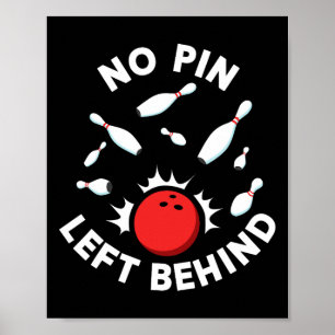 Poster Bwing Pour Hommes Femmes Ou Enfants Bowling Team S
