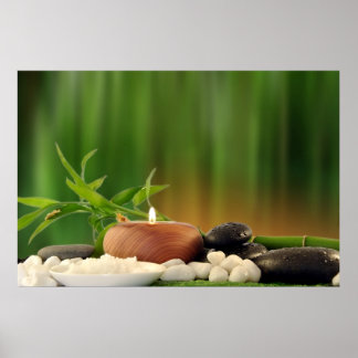 Poster by papel con objetos spa