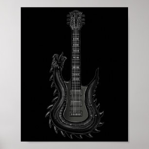 Poster Bynd Rock Et Roll Guitare S Pour Hommes Bynd Tee 1