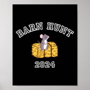 Poster Byrn Hunt Lover - Rn Hunt 2024 Avec Du Rat Et Du H