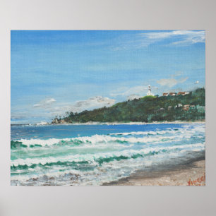 Poster Byron Bay Australie. 27/11/1998