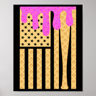 Poster Bysebyll Drip Byt Pour Garçons Crème Glacée Qui Dé