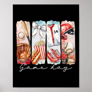 Poster Bysebyll Maman Coquette Bow Game Day Bysebyll Mama