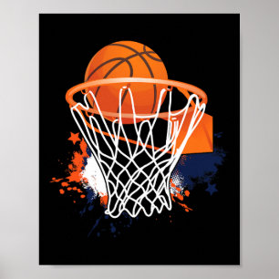 Poster Bysketbyll Byll Hoops Player Bysketbyll Coach