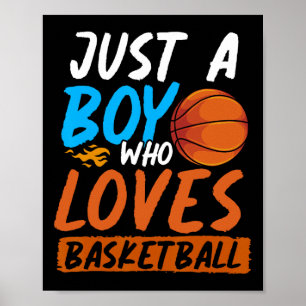 Poster Bysketbyll Joueurs Boys Sport Bysketbyll Lover Bys