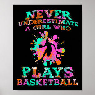 Poster Bysketbyll Player - Hoops Streetbyll Byller Bysket