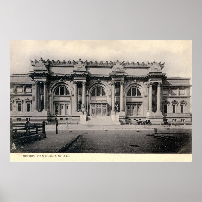 Poster c1905 Metropolitan Museum of Art, New York (Devant)